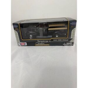 Motor Max American Classics 1940 Ford Pickup Black 1:24 Diecast Model 73200AC